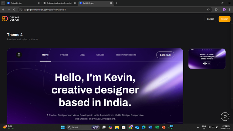 Exclusive Pro Themes for GetMeDesign