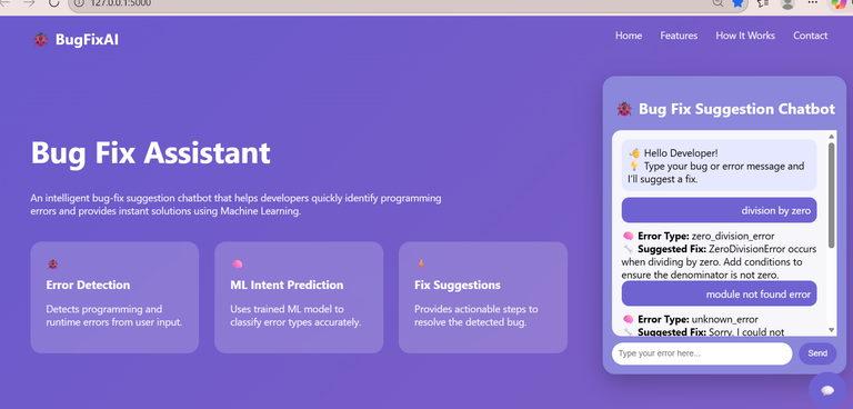 AI-Based Bug Detection & Error Resolution Chatbot
