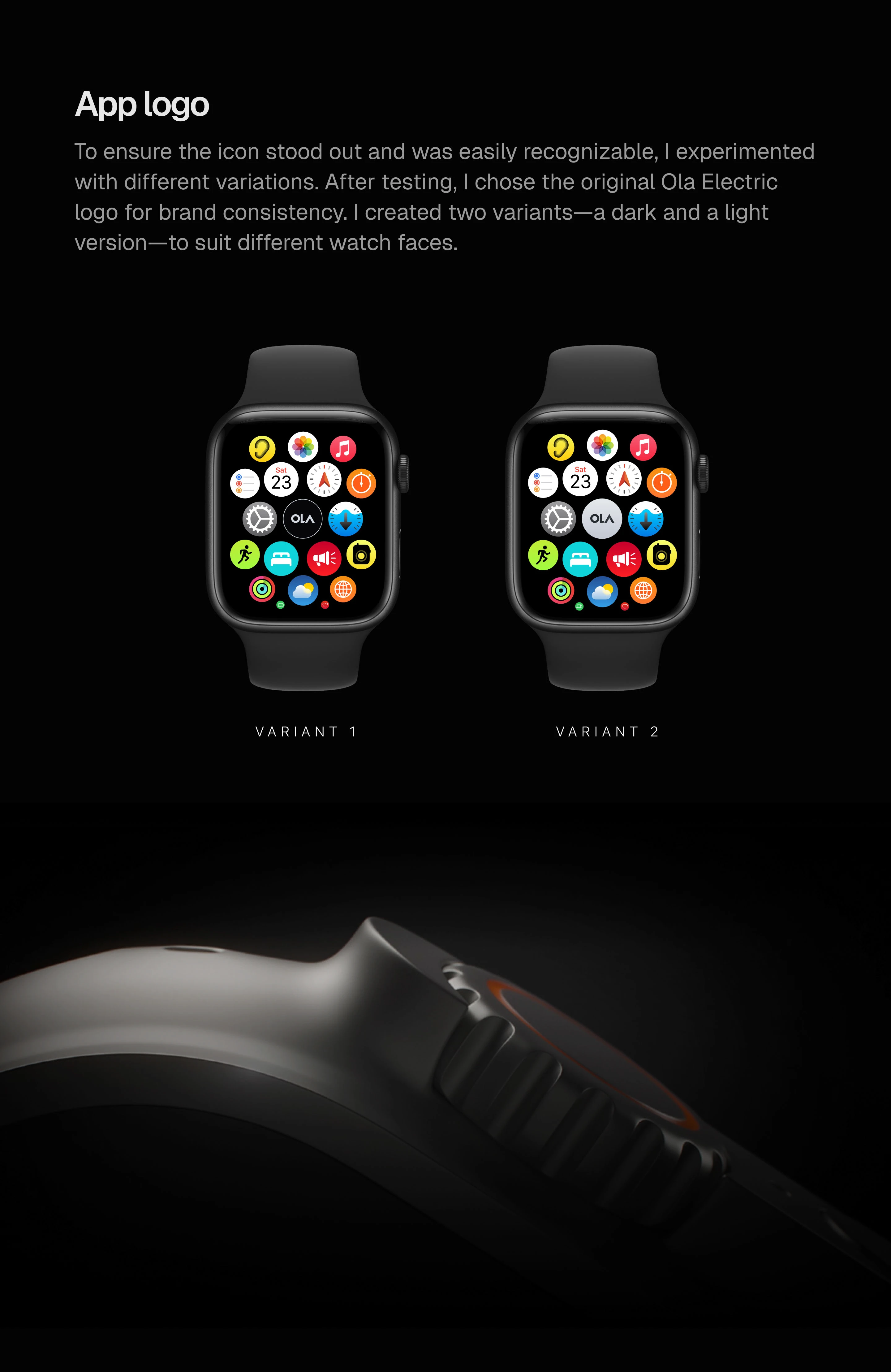 Ola Electric Apple Watch App: Ux Case Study