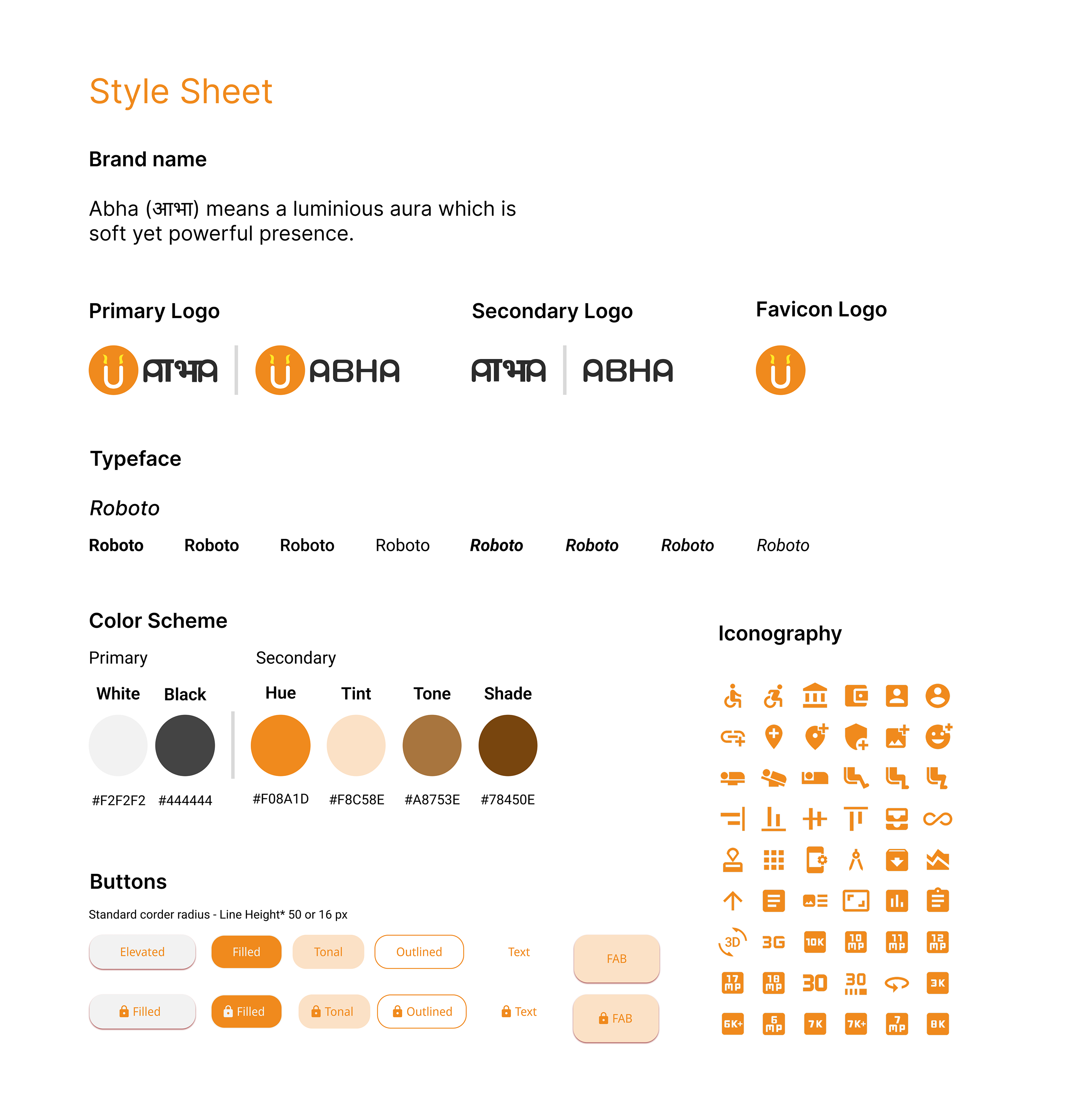 Branding and UI/UX Design - ABHA