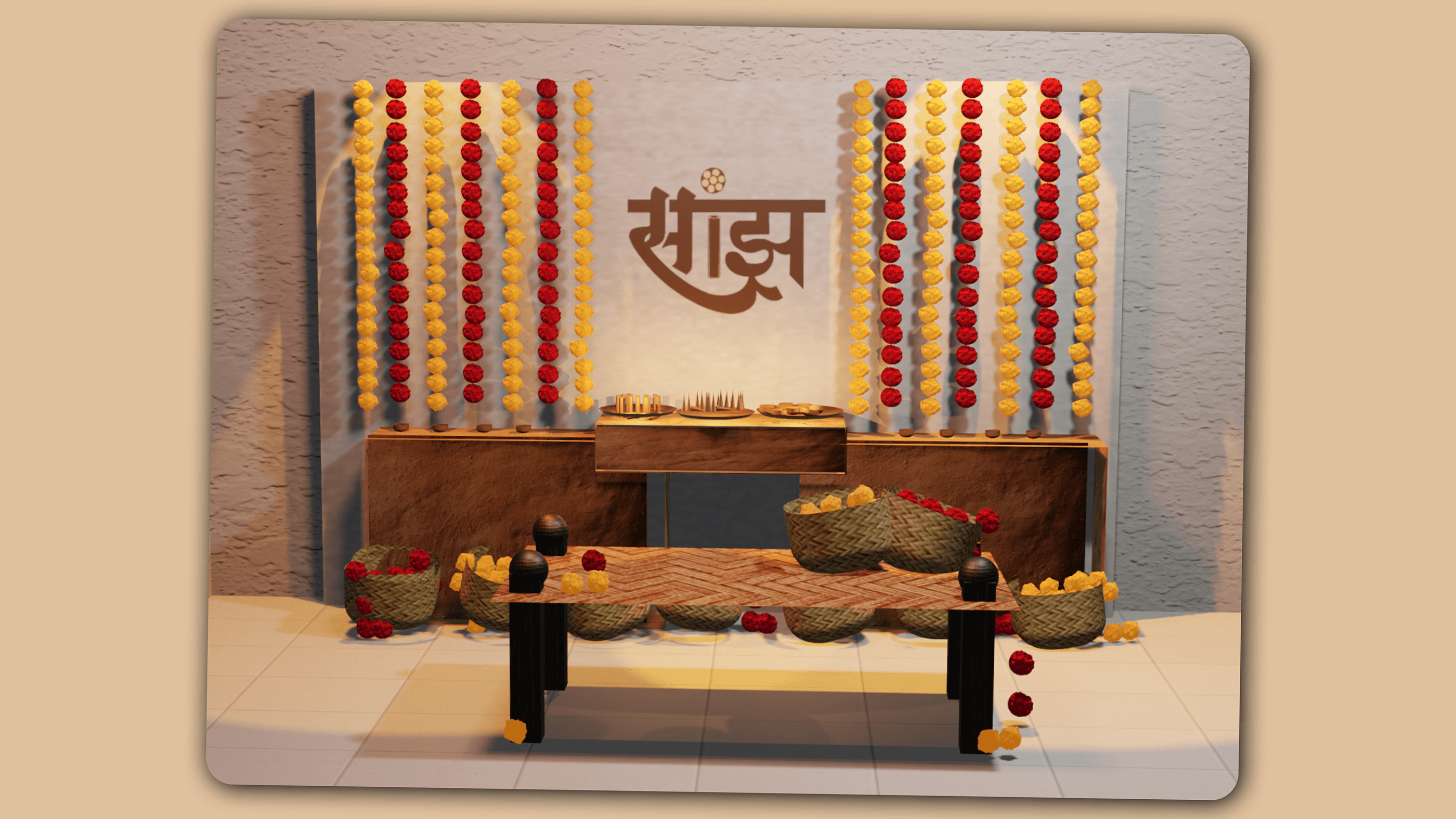Brand Guideline - Saanjh, an incense stick brand