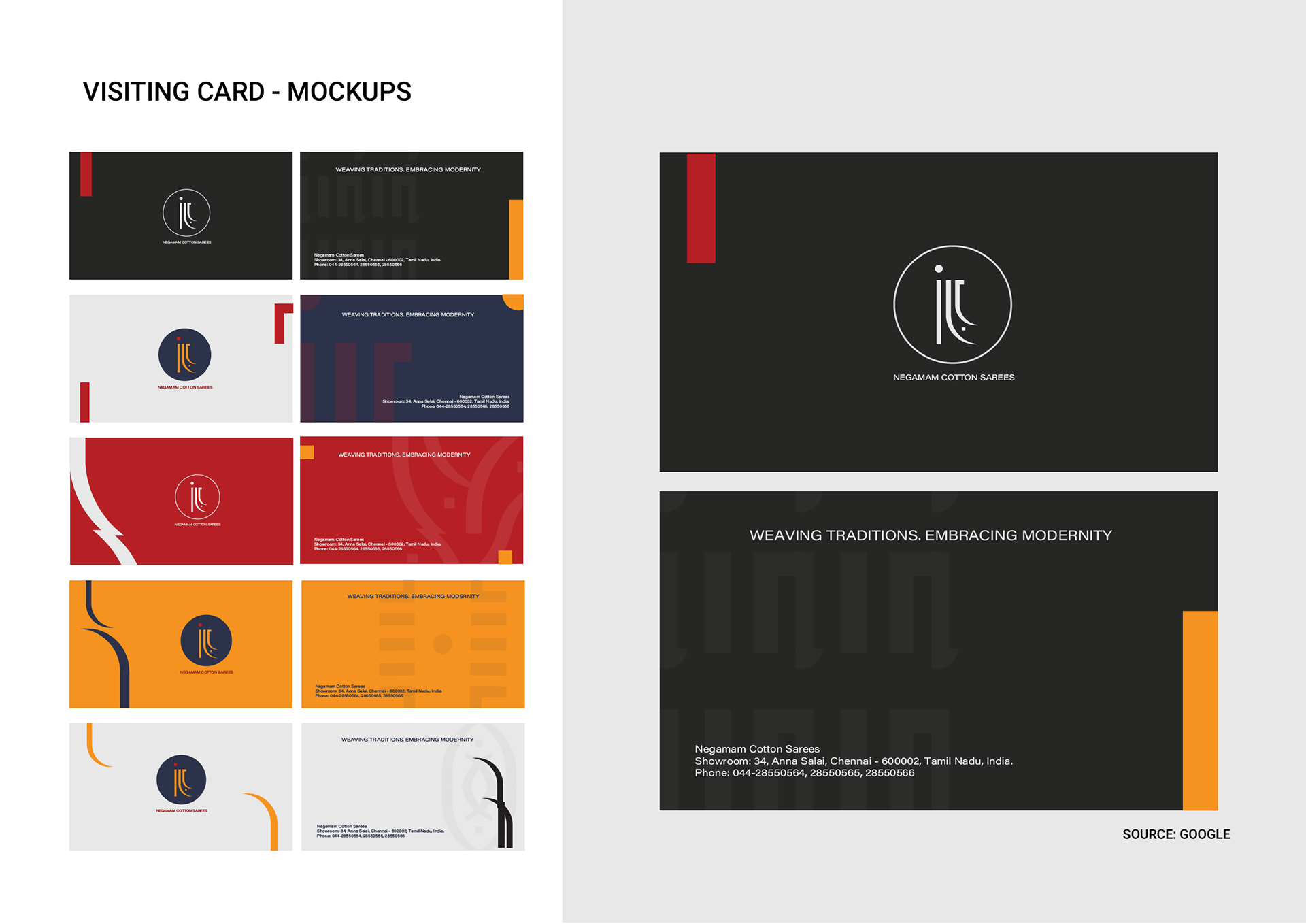 LOGO DESIGN- NEGAMAM COTTON SAREES