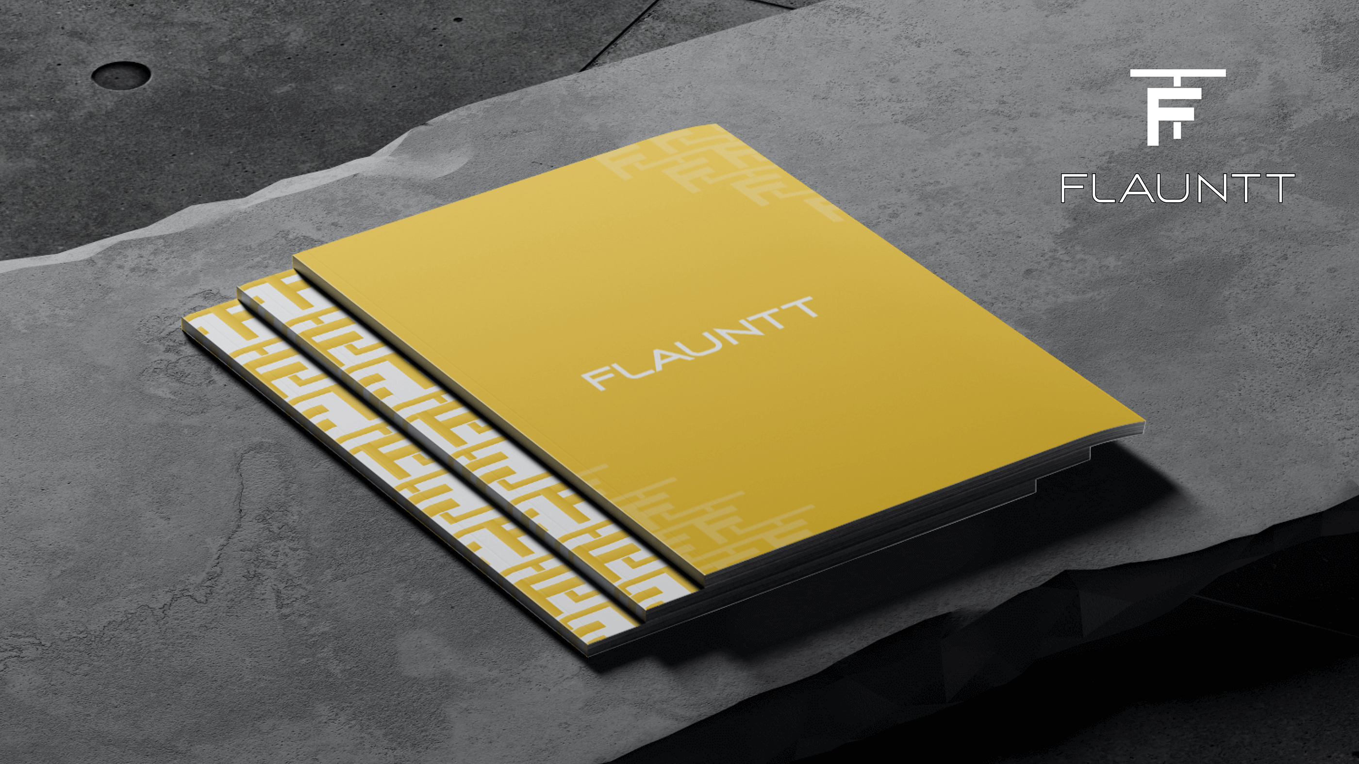 Logo Design & Brand Guideline Project - Flauntt