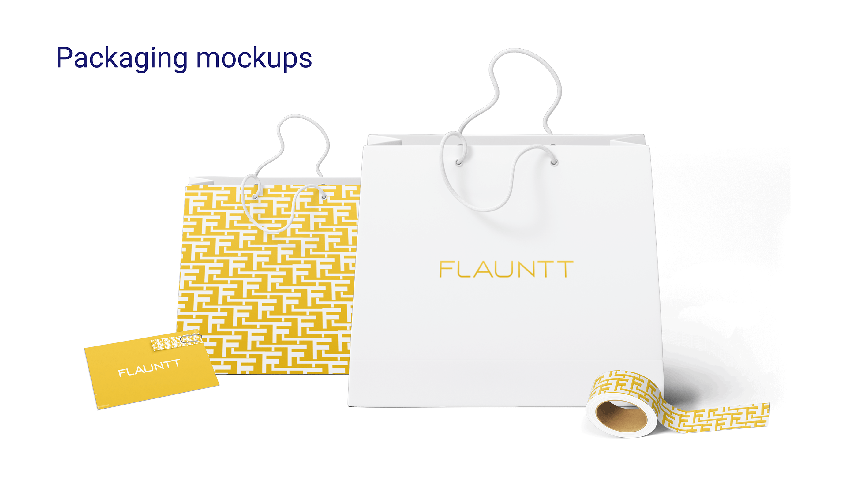 Logo Design & Brand Guideline Project - Flauntt
