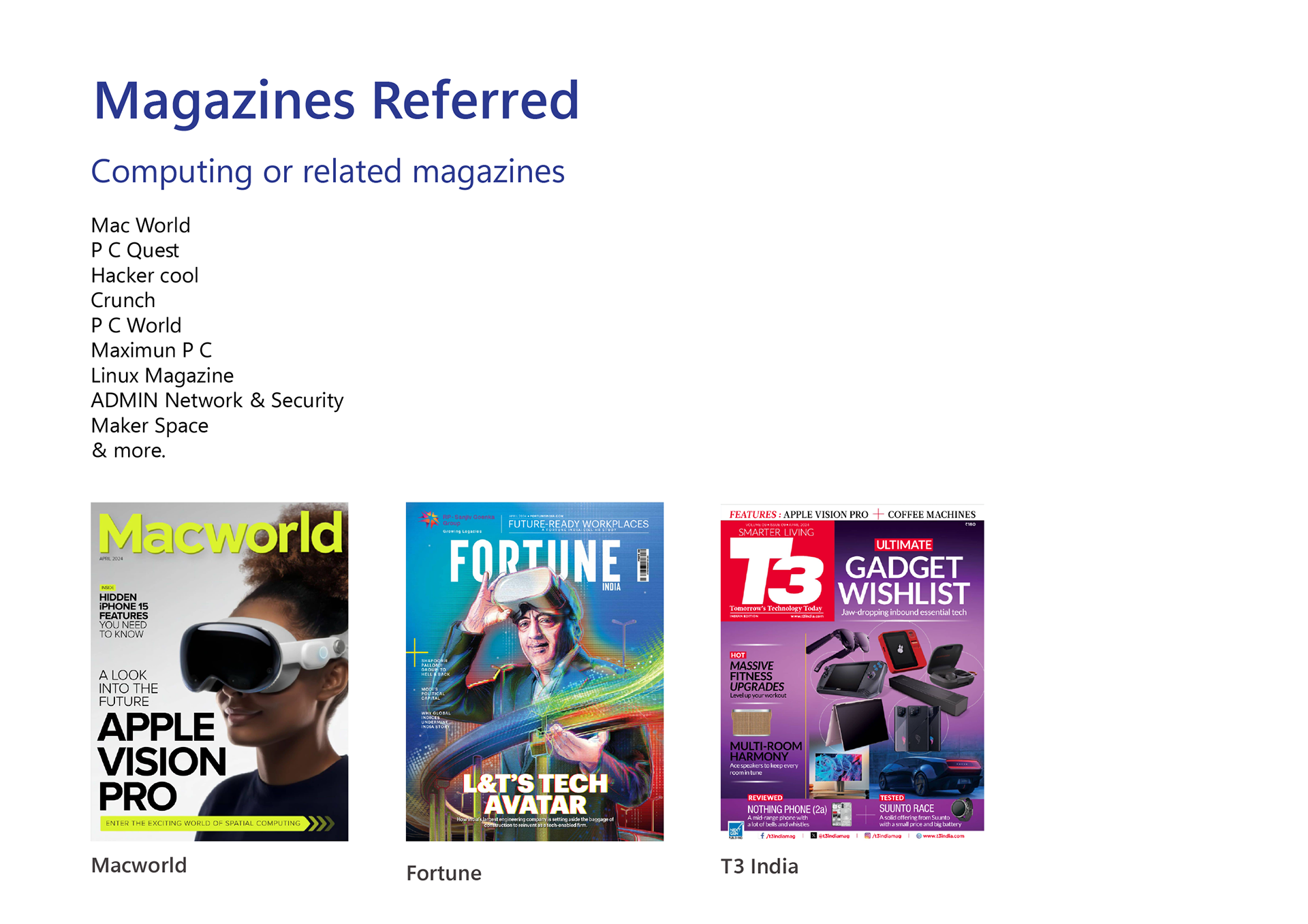 RACE - COMPUTING MAGAZINE