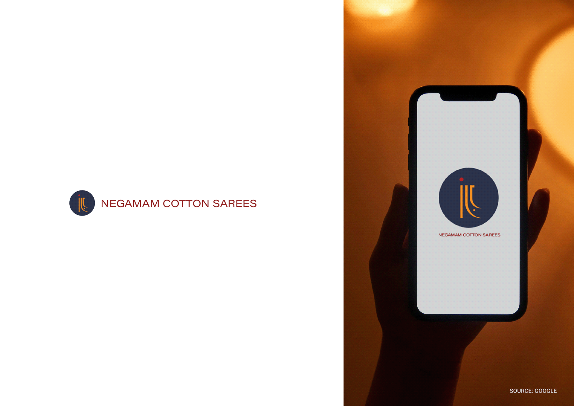 LOGO DESIGN- NEGAMAM COTTON SAREES