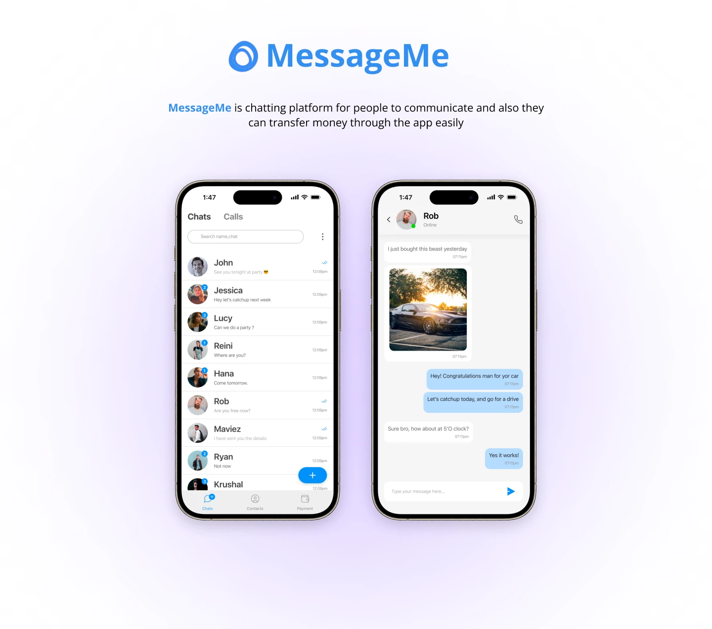 Messaging App UI Design