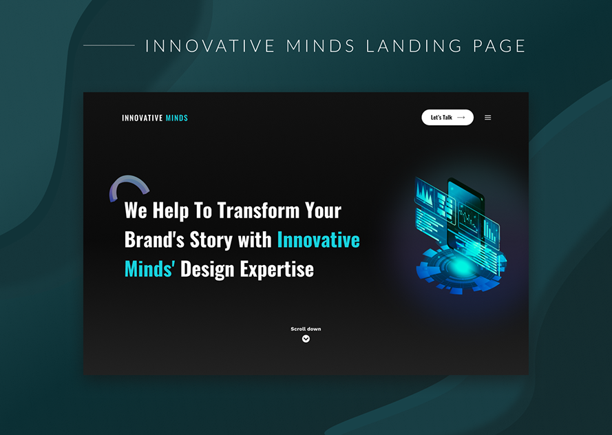 Design Agency Website Landing Page