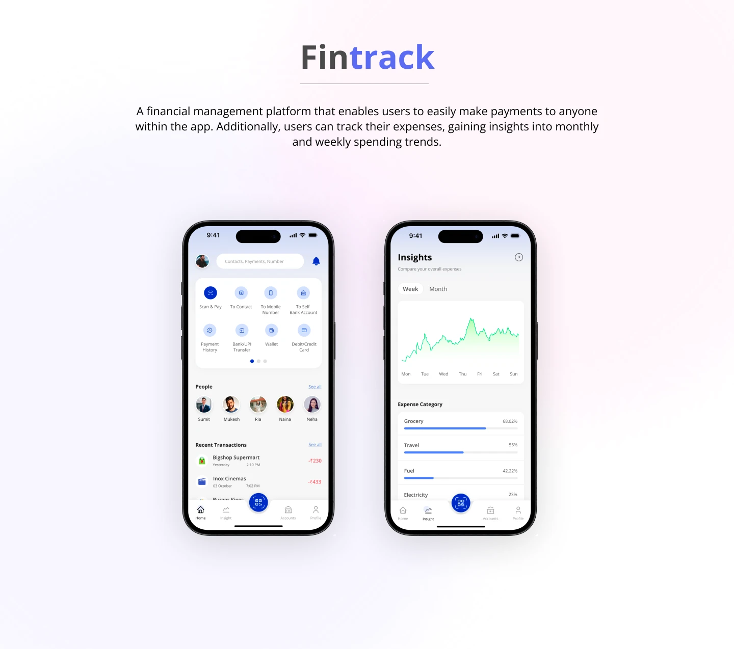 Fintech Mobile App UI Design