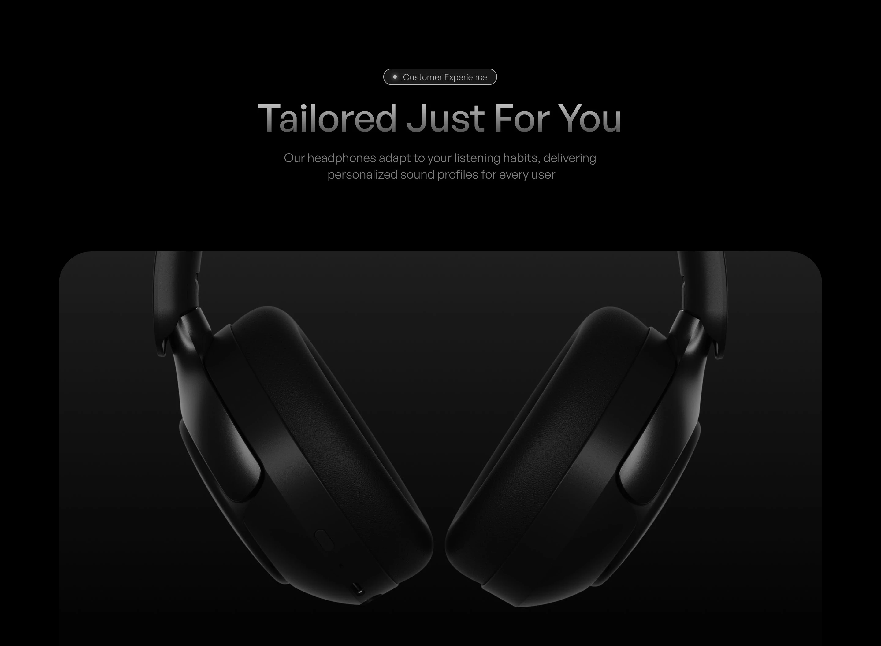 Aura - Premium Headphones Landing Page