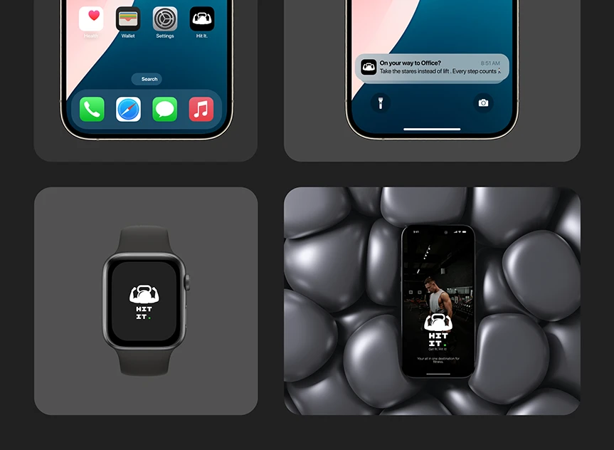 Hit It. - A fitness App Case Study