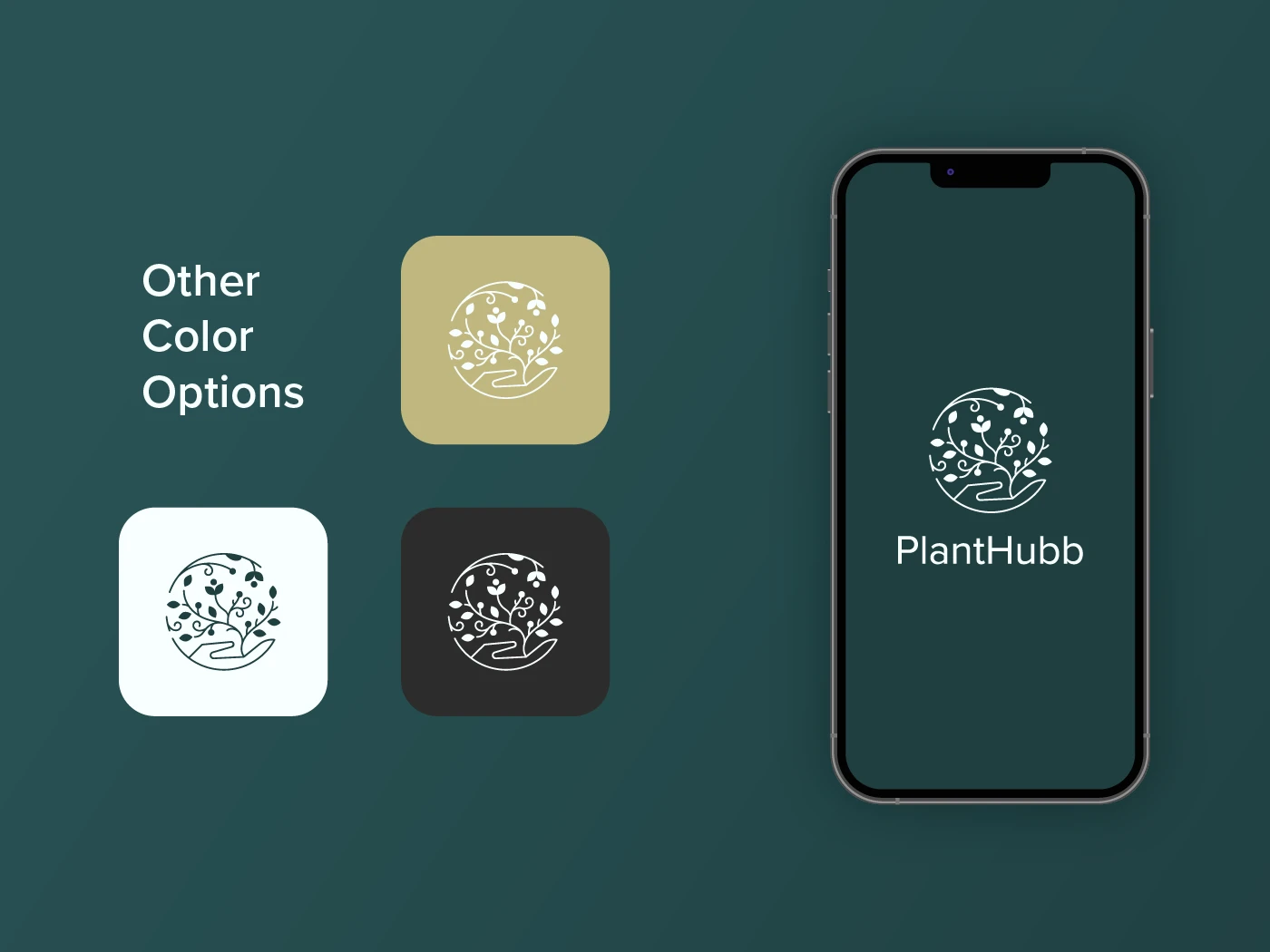 PlantHubb Logo Design & Branding