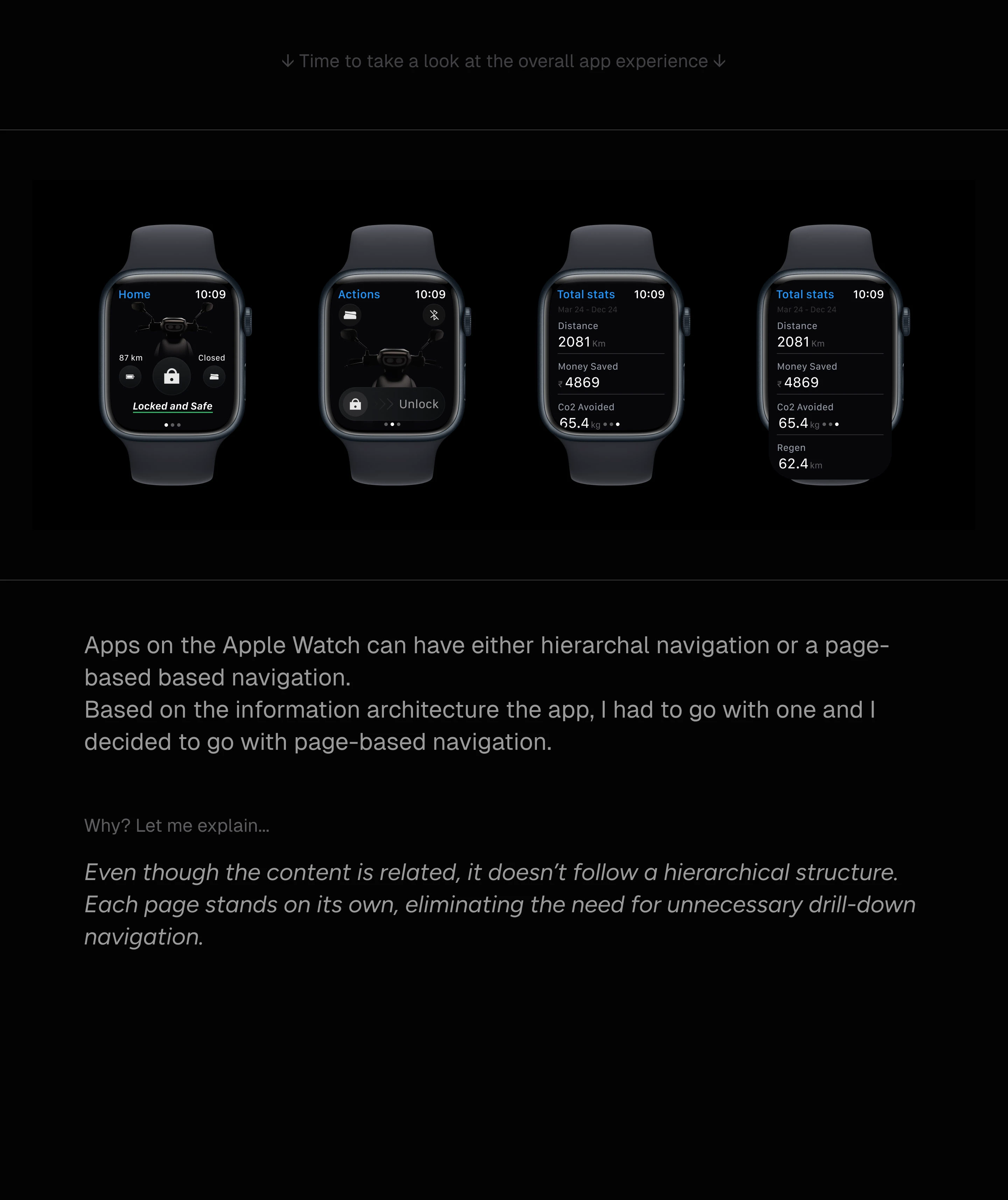 Ola Electric Apple Watch App: Ux Case Study