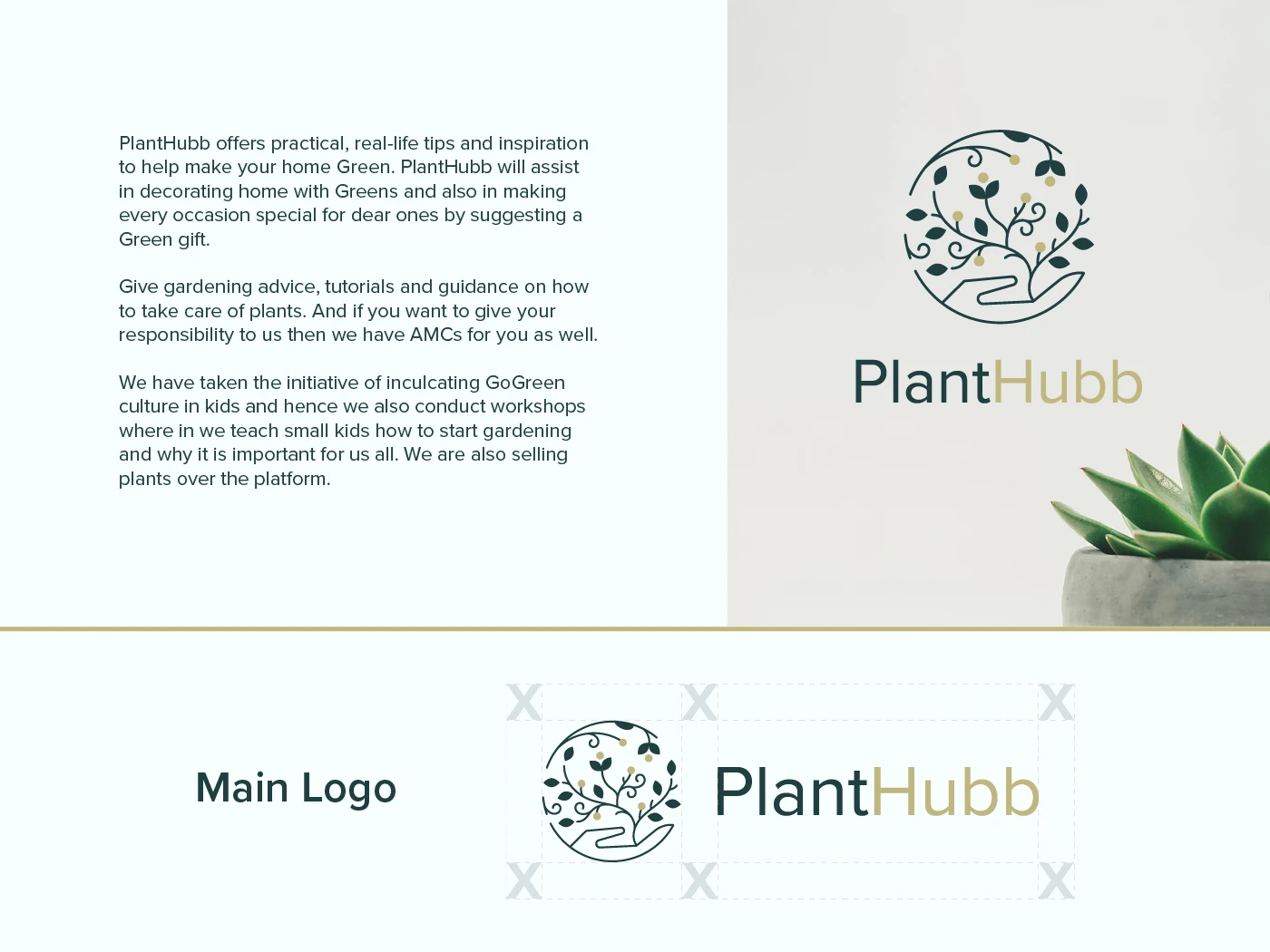 PlantHubb Logo Design & Branding