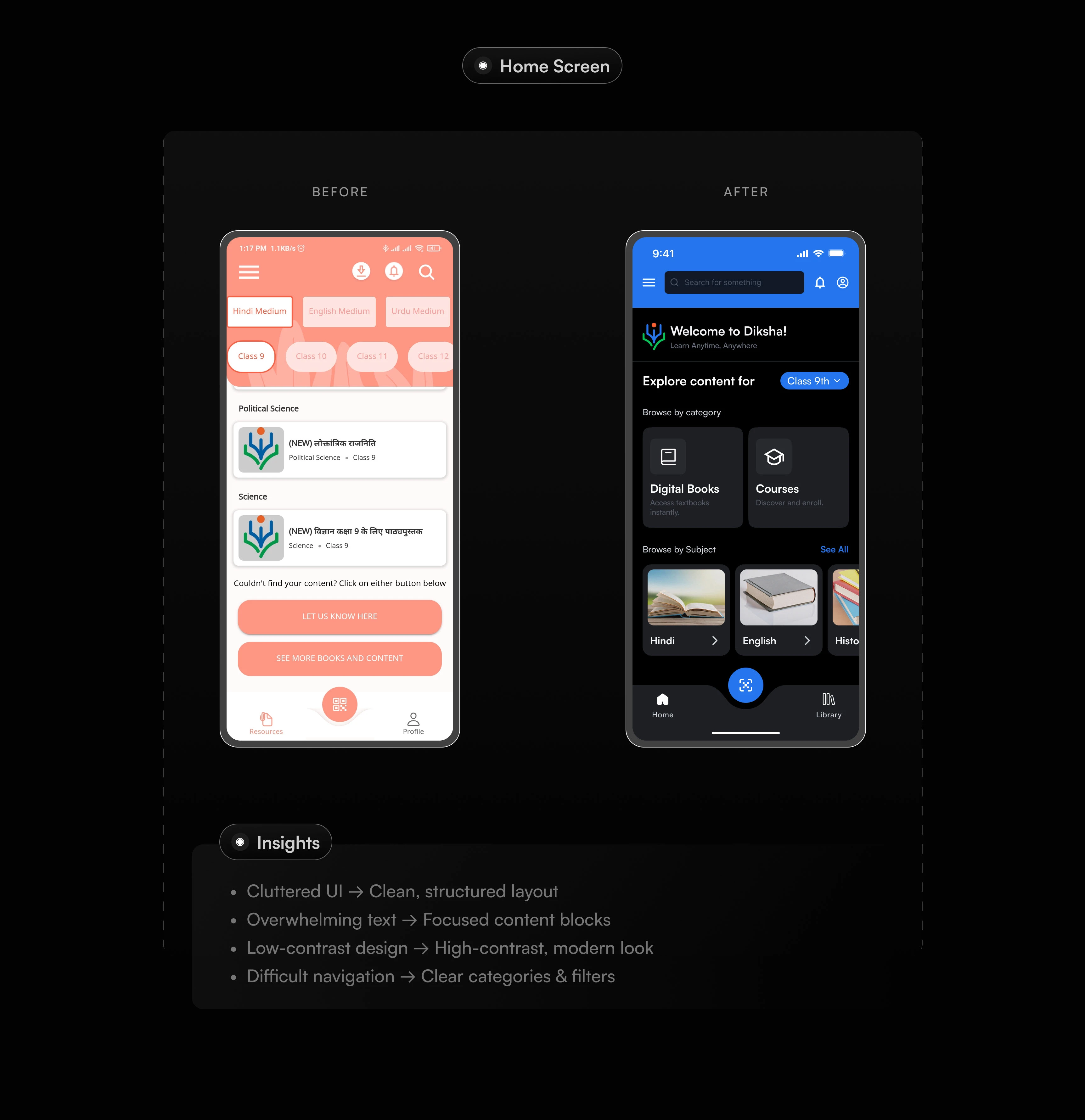 DIKSHA- App Redesign