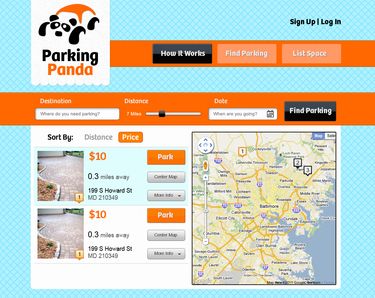 Parking Panda Site Case Study