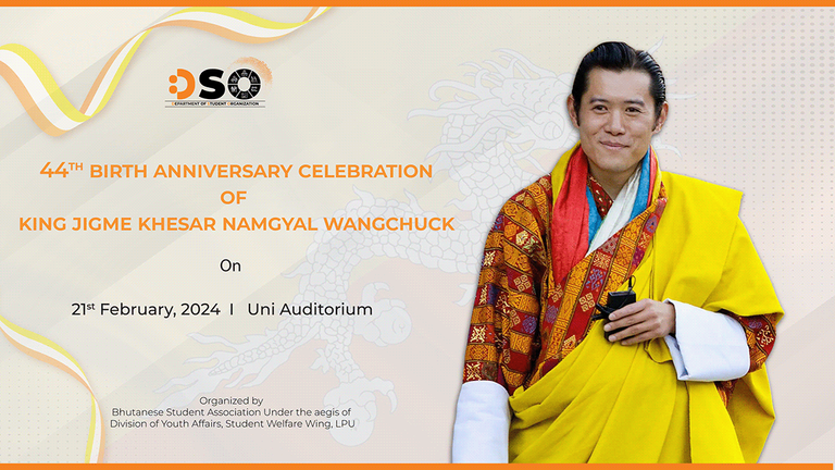 Bhutan's 44th King Birth Anniversaruy