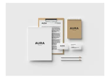 Minimal Brand Identity for Clothing Brand - AURA