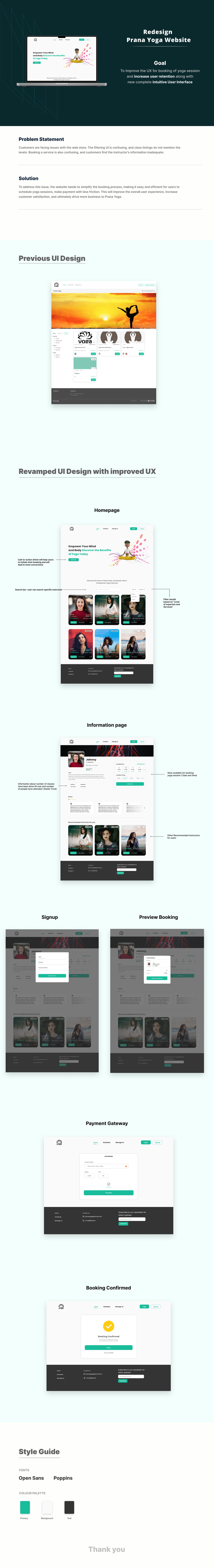 Website Redesign Prana Yoga