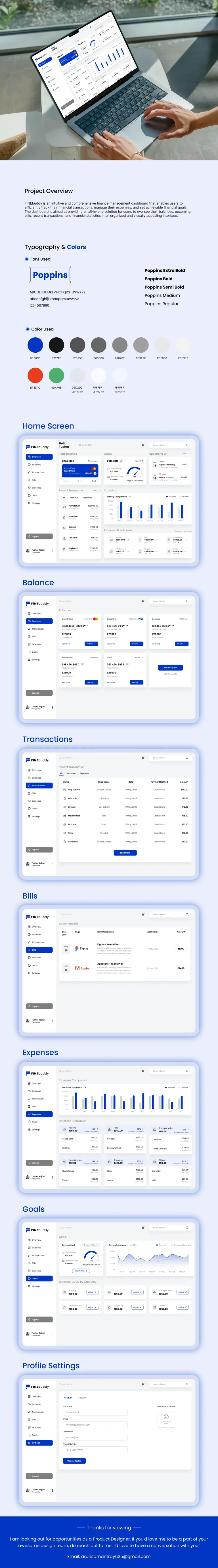 FINEbuddy - Financial Management Dashboard