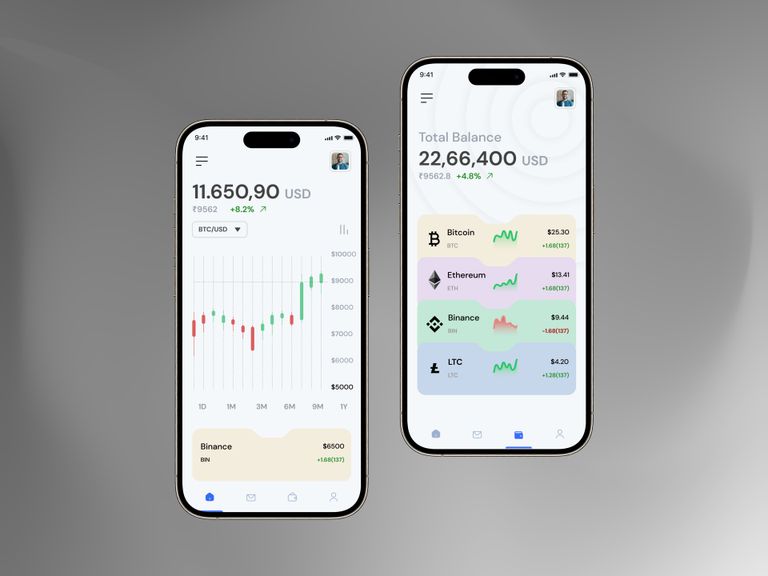 Crypto Mining App Design