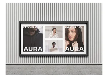 Minimal Brand Identity for Clothing Brand - AURA