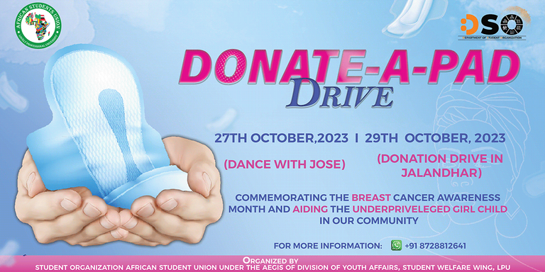 Donate-A-Pad Drive