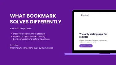 Bookmark App Design