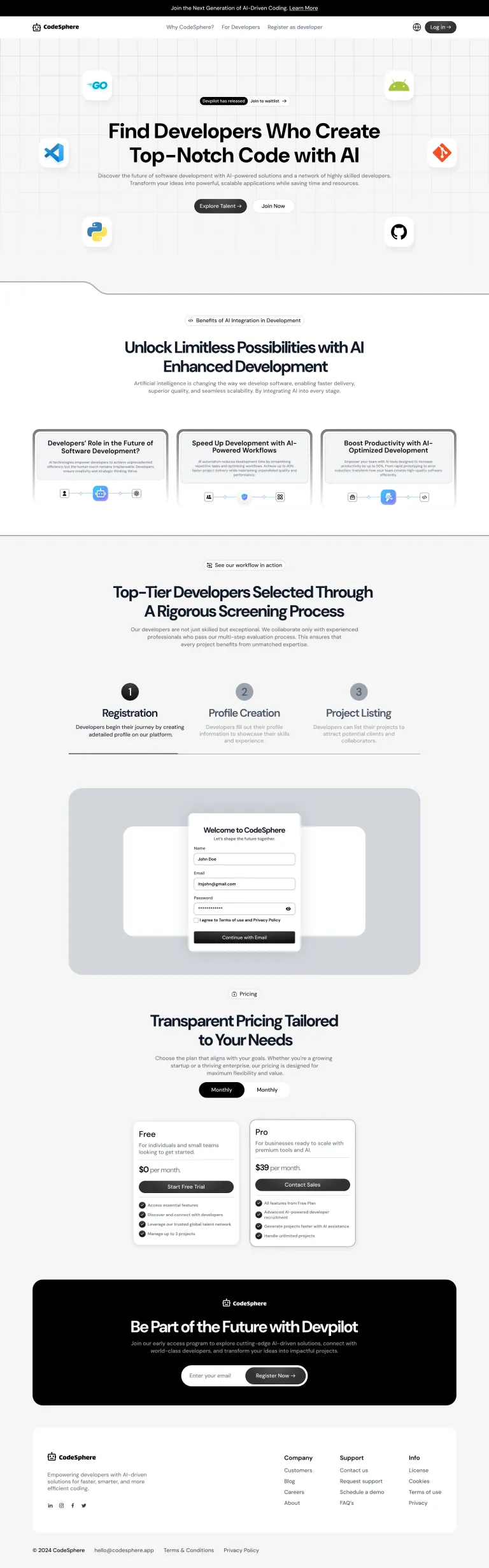 CodeSphere- Web Design