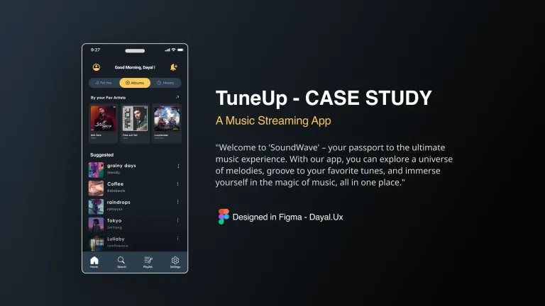 TuneUp - UX Case Study gallery 2