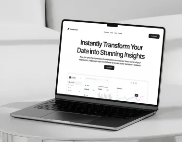 SaaS Web Design for AI Analytics Platform | Efficient