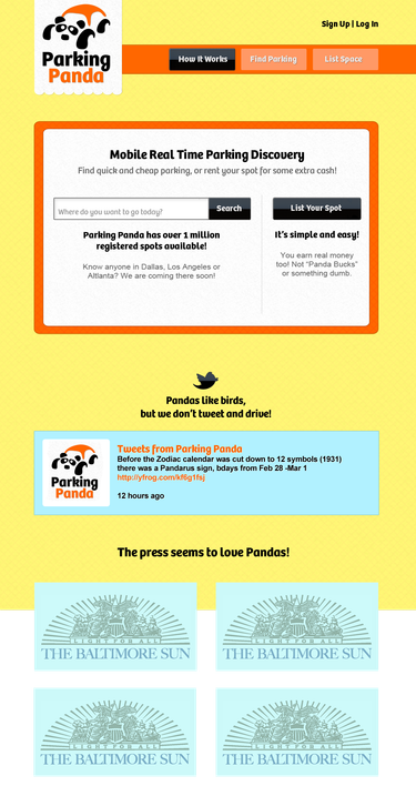 Parking Panda Site Case Study