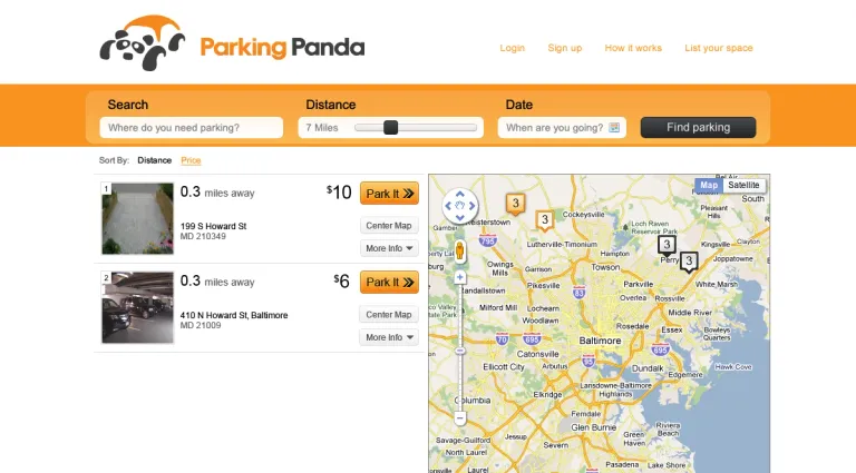 Parking Panda Site Case Study gallery 2