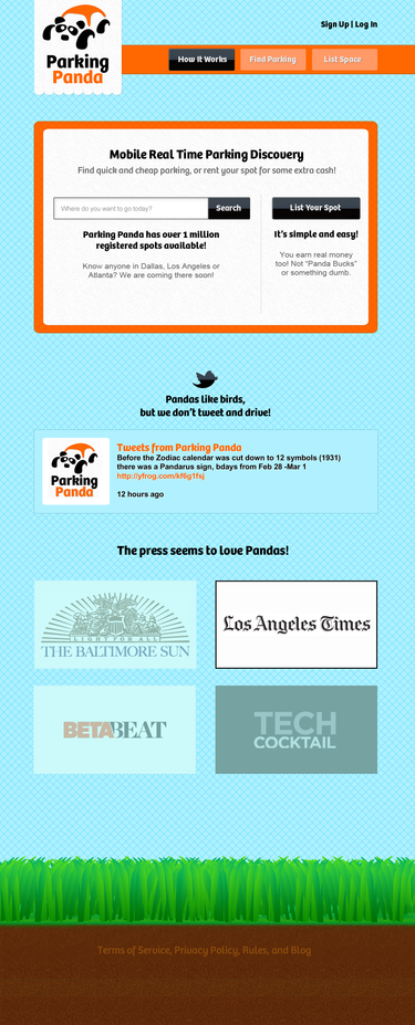 Parking Panda Site Case Study