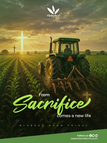 Social Media Flyer for Exploreland Farms