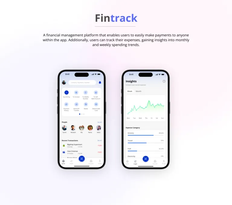 Fintech Mobile App UI Design