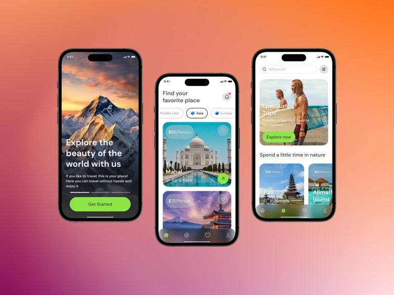 Travel Booking App Design