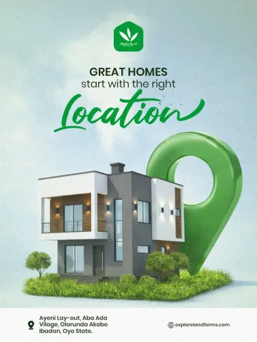Social Media Flyer for Exploreland Homes