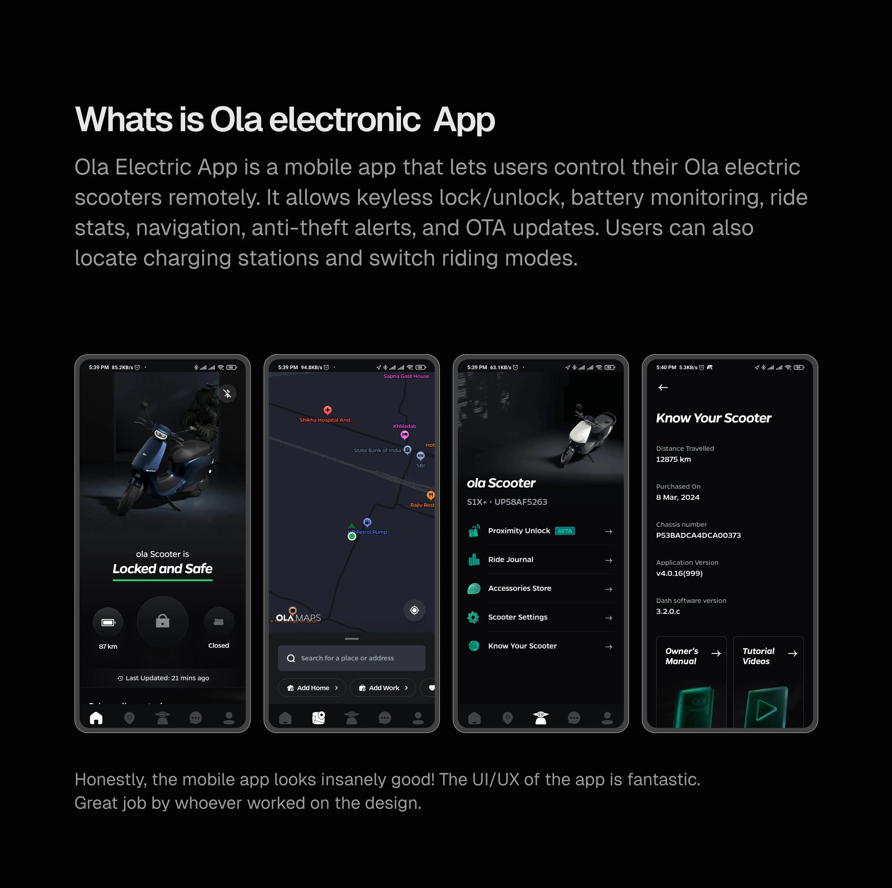 Ola Electric Apple Watch App: Ux Case Study