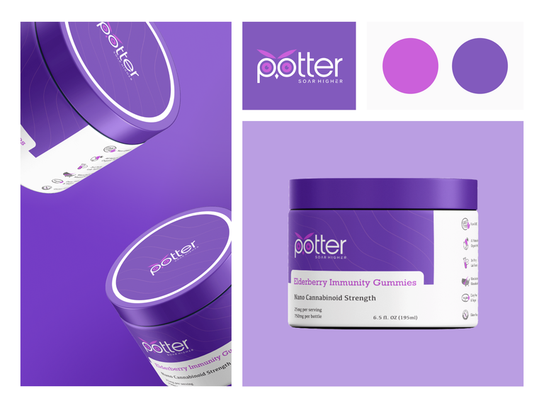 Packaging Design - Potterhemp by Tribhuvan Suthar
