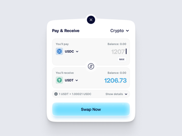 Swap Component by Tribhuvan Suthar on Dribbble