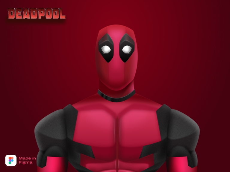 Deadpool - Figma Illustration by Tribhuvan Suthar 