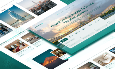 tourism services by Samin Rfard on Dribbble