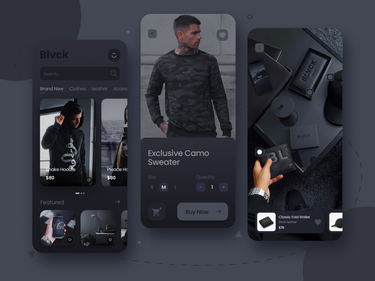 Blvck App by Tribhuvan Suthar on Dribbble