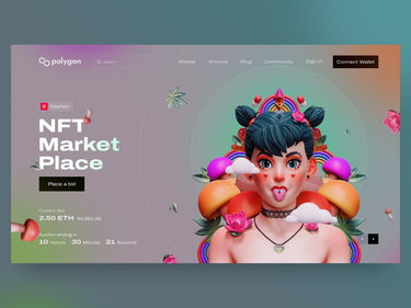 Decentredelics NFT by Tribhuvan Suthar for Polygon