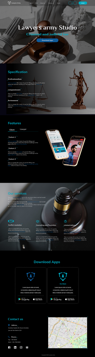 Lawyers by Samin Rfard on Dribbble