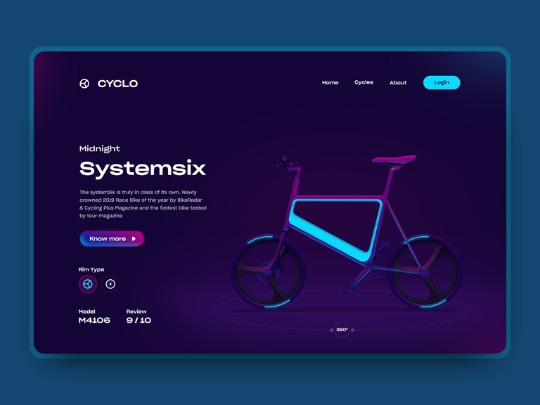 Cyclo landing page by Tribhuvan Suthar on Dribbble