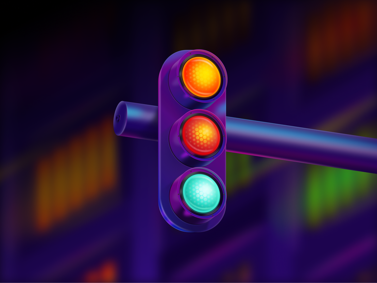 Signal Light 🚦 - Figma Illustration by Tribhuvan 
