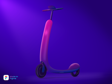 NEBULA Future E-Scooter by Tribhuvan Suthar on Dri