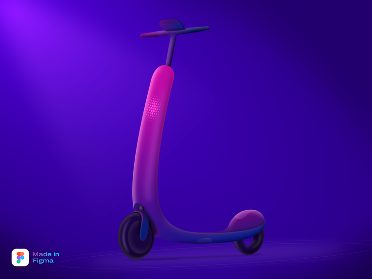 NEBULA Future E-Scooter by Tribhuvan Suthar on Dri
